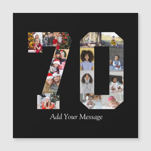 Carte Magnétique Collage photo numéro 70 (Devant)