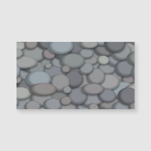 Carte Magnétique Colorée River Rock Pebbles Art