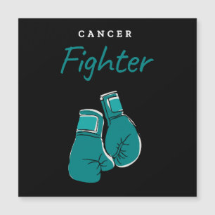 Carte Magnétique combattant du cancer, sarcelle