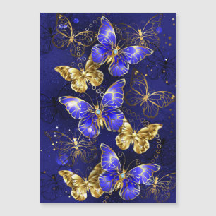 Carte Magnétique Composition avec papillons Sapphire
