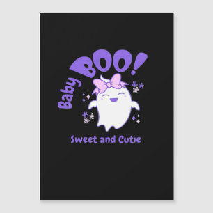 Carte Magnétique Conception de Halloween pour tout-petit Baby Boo d
