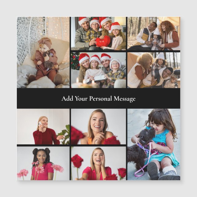 Carte Magnétique Concevez votre propre 10 photo Collage Poster (Devant)