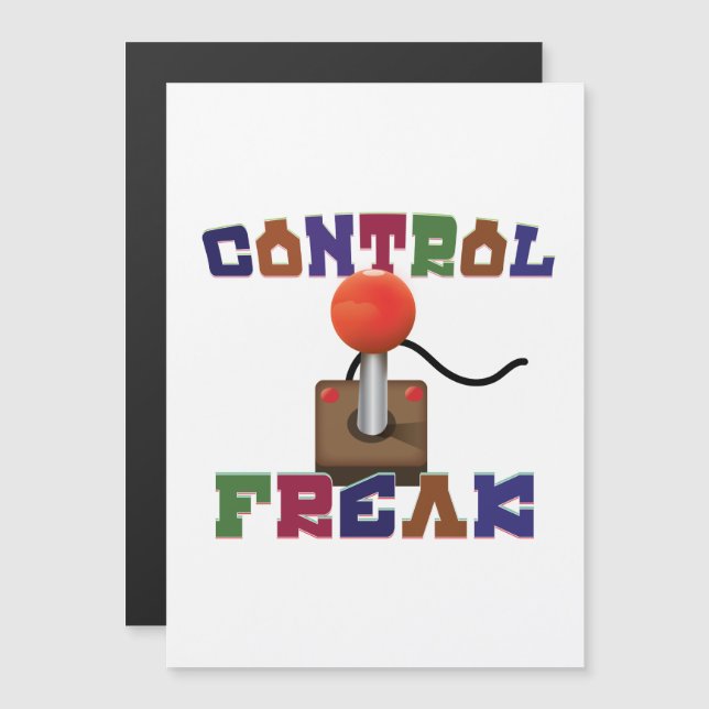 Carte Magnétique Contrôle Freak (Devant / Derrière)