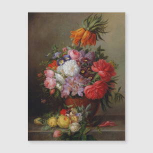 Carte Magnétique Cornelis Johannes van Hulsteijn Vase avec Fleurs