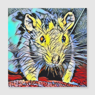 Carte Magnétique Couleur - Rat