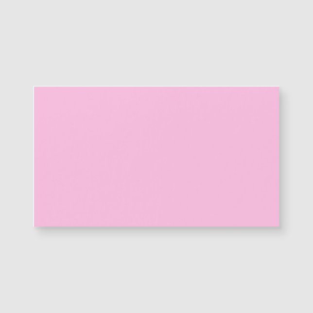 Carte Magnétique Couleur rose (Devant)