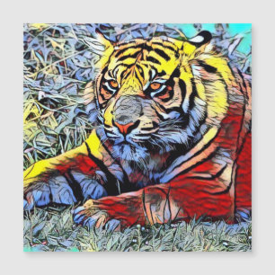 Carte Magnétique Couleur - Tiger 2
