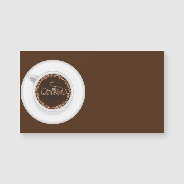Carte Magnétique Coupe de café (Devant)