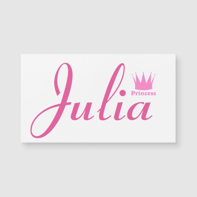 Carte Magnétique Couronne de la princesse (Devant)