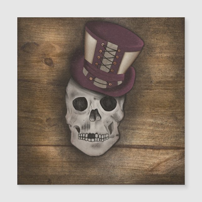 Carte Magnétique Coussin Steampunk (Devant)