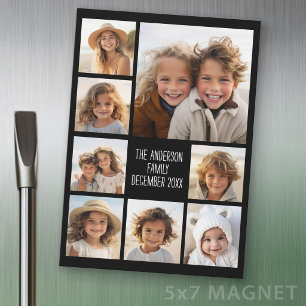 Carte Magnétique Créer un collage photo personnalisé avec un aimant