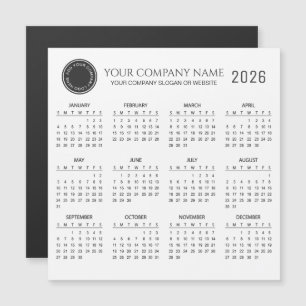 Carte Magnétique Créez votre propre calendrier d'entreprise 2026