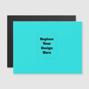 Carte Magnétique Créez votre propre cyan