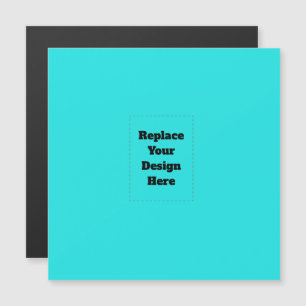 Carte Magnétique Créez votre propre cyan