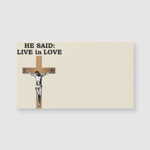 Carte Magnétique Crucifix