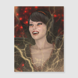 Carte Magnétique Dame Vampire