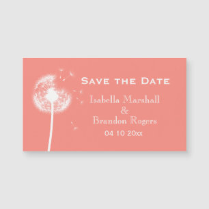 Carte Magnétique Dandelion de corail abordable Enregistrer l'aimant
