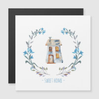 Carte magnétique de design domestique sweet