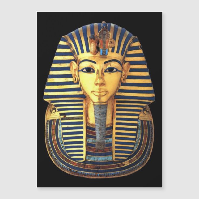 Carte magnétique de l'ancien roi égyptien Tut Gold (Devant)