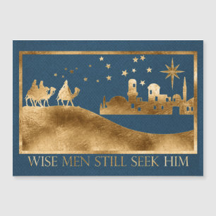 Carte magnétique de Noël pour hommes sages