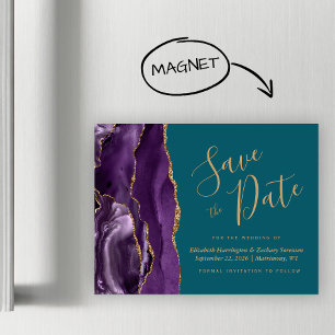 Carte magnétique de sauvegarde Purple Gold Agate T