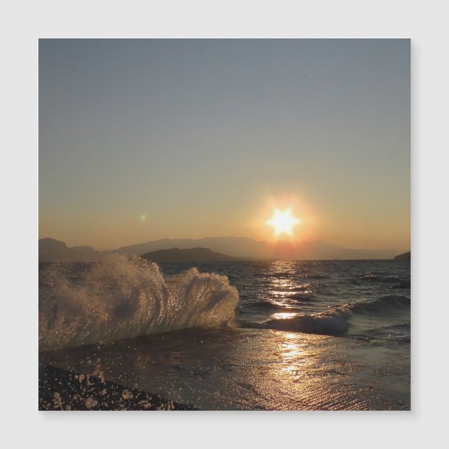 Carte Magnétique Débris d'onde en Croatie (Devant)