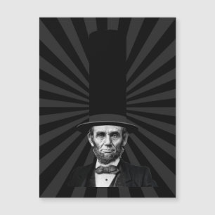 Carte Magnétique Déclaration de mode présidentielle Abraham Lincoln