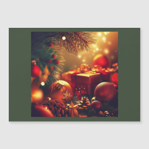 Carte Magnétique Décorations de Noël 2