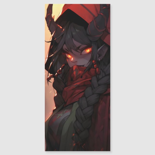 Carte Magnétique Demon Girl Anime (Devant)