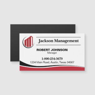 Carte magnétique d'entreprise avec votre logo