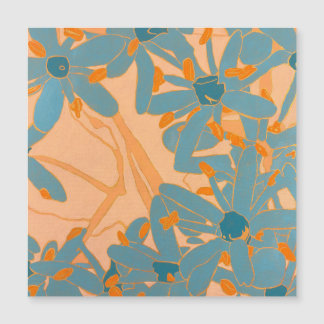 Carte Magnétique Design Contemporain de Feuille en