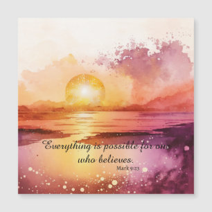 Carte Magnétique Design de la gamme Watercolor Beach 3