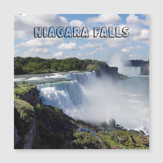 Carte Magnétique Destination de Niagara Falls (Devant)