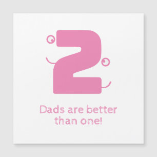 Carte Magnétique Deux papa