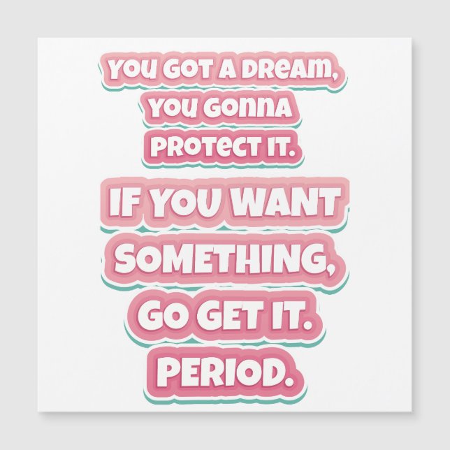 Carte Magnétique Devis de motivation (Devant)