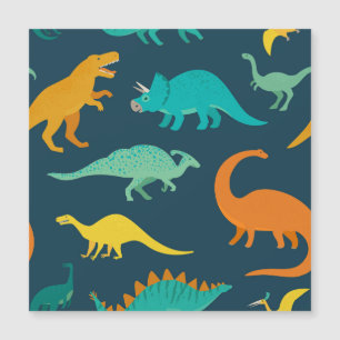 Carte Magnétique Dinosaur Adventure : Papier peint de la crèche pou