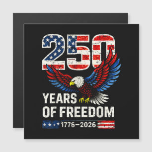 Carte Magnétique drapeau américain 250e anniversaire américain