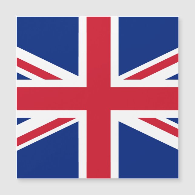 Carte Magnétique Drapeau du Royaume-Uni (Devant)
