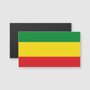 Carte Magnétique Drapeau rastafarien Rasta Ethiopie
