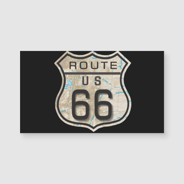 Carte Magnétique Droite 66 magnet15c (Devant)