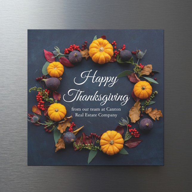 Carte magnétique du Citrouille de Bon thanksgiving (Créateur téléchargé)