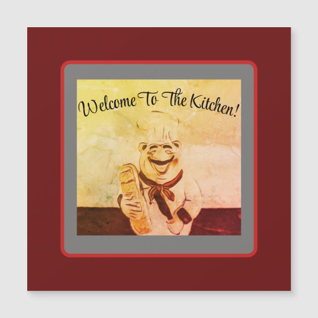 Carte magnétique du réfrigérateur (Devant)