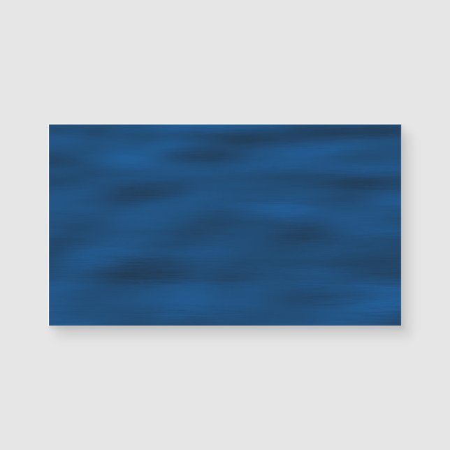 Carte Magnétique Eau Bleue Foncé Ondes (Devant)