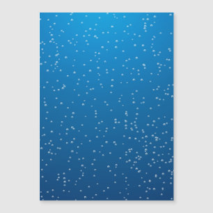 Carte Magnétique Eau Bleue Profonde Et Petites Bulles