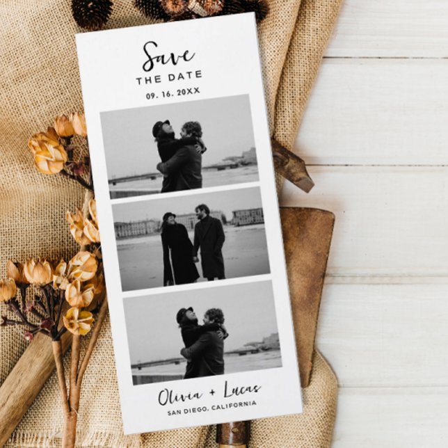 Carte Magnétique Élégant film photo bande Mariage magnétique (Créateur téléchargé)
