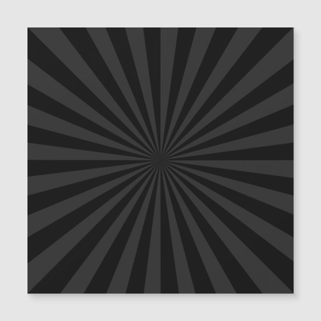 Carte Magnétique Élégant noir et charbon Personnaliser de combustio (Devant)