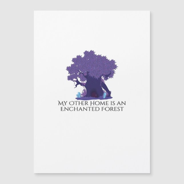 Carte Magnétique Encre Whimsigoth – Forêts Mystiques, Lunes & Magie (Devant)