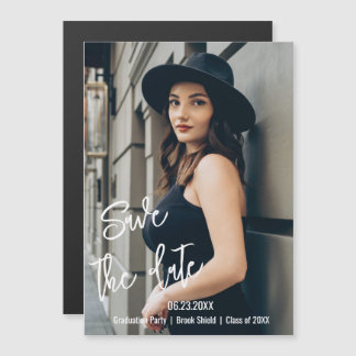 Carte Magnétique Enregistrer la date de graduation personnalisée Ma