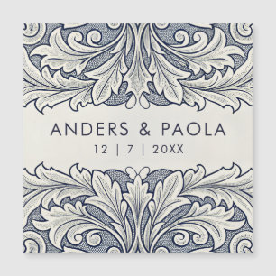 Carte Magnétique Enregistrer le rappel de date Style italien élégan