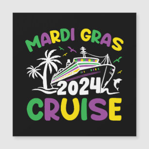 Carte Magnétique Équipe de croisière Mardi Gras